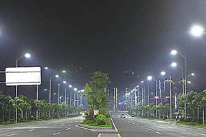 ��·�߸˵ư���չʾ